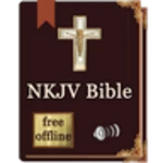 nkjv bible free offline android application logo